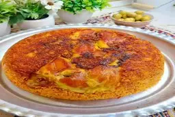 دمی گوجه رو ساده درست نکن مجلسی با ته انداز مرغ درست کن! | طرز تهیه دمی گوجه با ته انداز مرغ +ویدئو