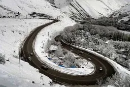 انسداد ۲ روزه جاده هراز