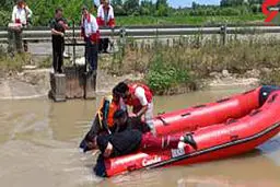 کشف جسد راننده نیسان آبی بعد از 2 روز + تصویر