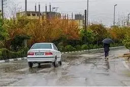 رگبار باران و وزش باد در نوار غربی کشور و دامنه‌های جنوبی البرز+ویدئو 