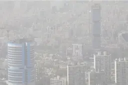 
 وزش باد خیلی شدید و کاهش نسبی کیفیت هوا در پایتخت
