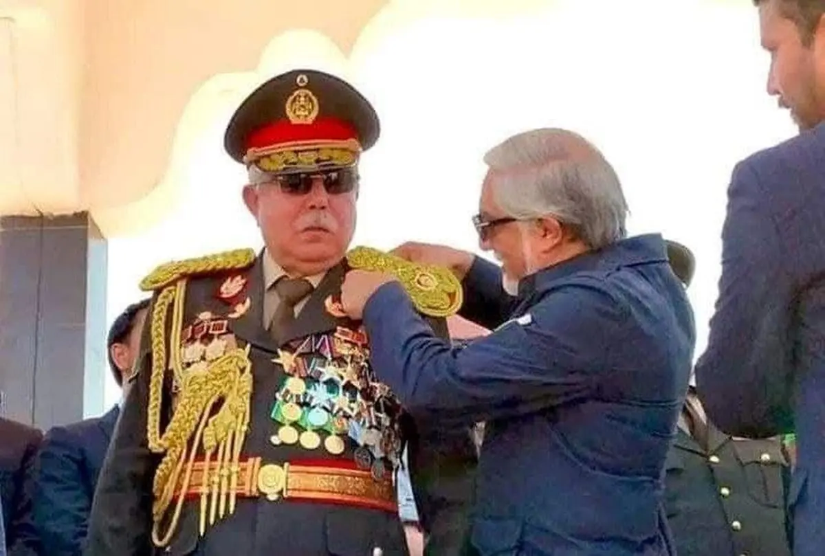 عکسی از ژنرال معروف افغان که به ازبکستان گریخت