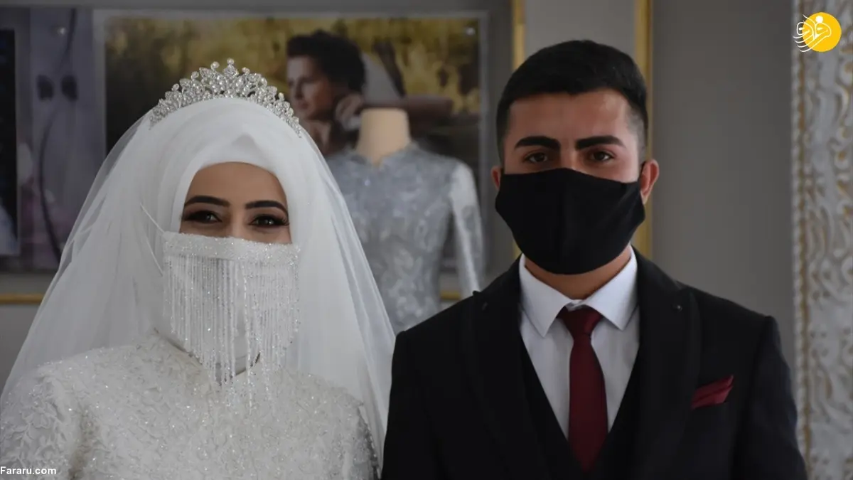 دوخت ماسک برای لباس های عروس