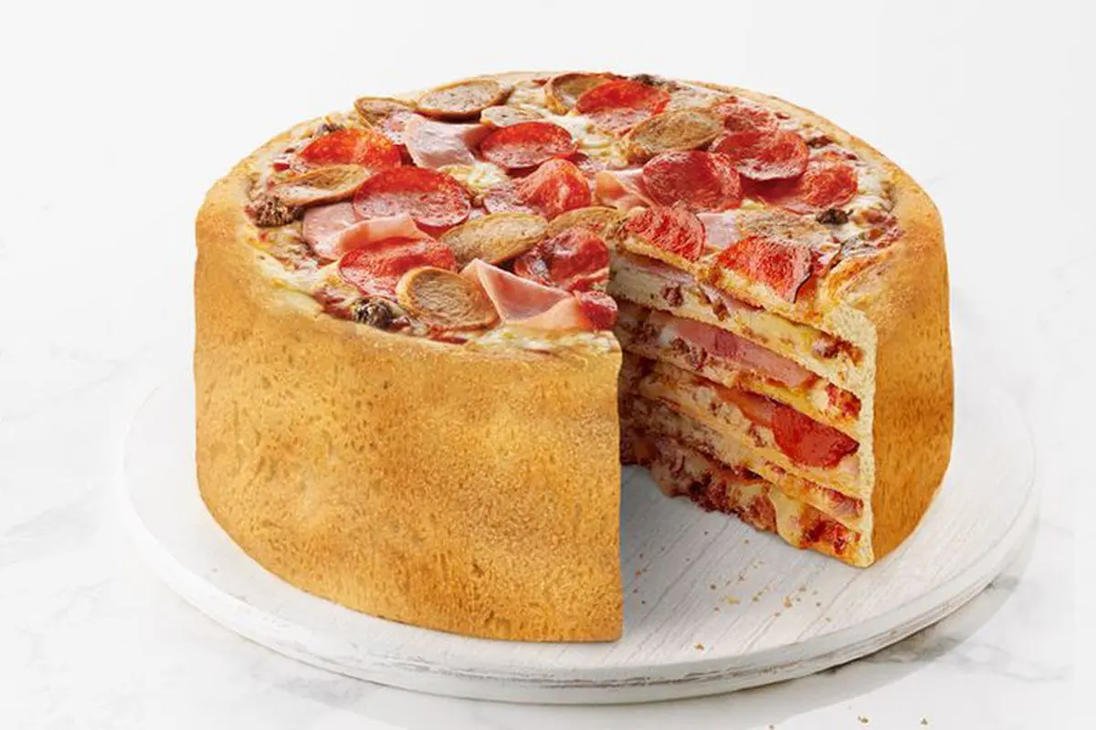 رویایی ترین پیتزای دنیا همین کیک پیتزاست! | طرز تهیه کیک پیتزا +ویدئو
