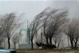 وزش باد شدید در ۱۲ استان 