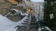 اولین برف بهاری ماسوله را سفیدپوش کرد+ویدئو