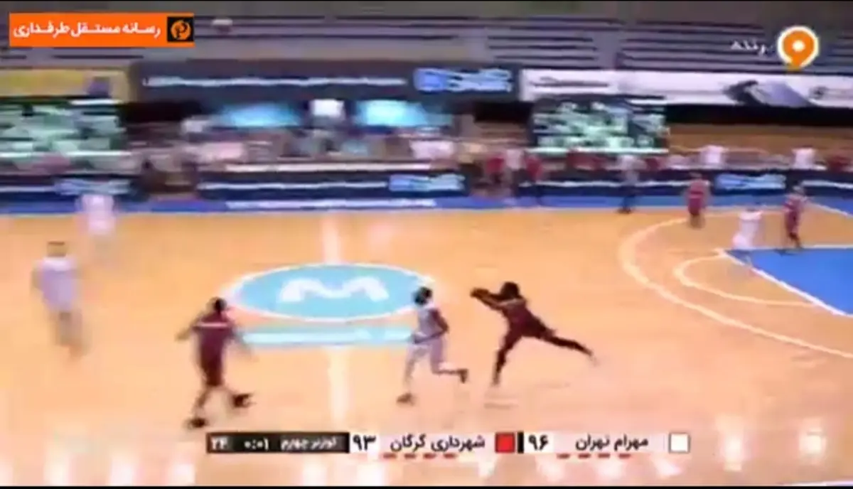 معجزه آمریکایی در یک‌صدم ثانیه‌از فینال بسکتبال ایران + ویدئو