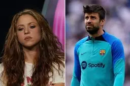 زخم زبون زدن شکیرا به پیکه در آغاز سال نو