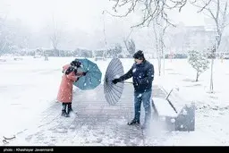 رشت اینچنین زیر برف رفت