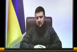 زلنسکی: نیروهای روسیه در حال خارج شدن از شمال اوکراین هستند