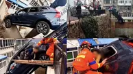  فشار اشتباه پدال گاز کار دست یک زن داد!+ویدئو