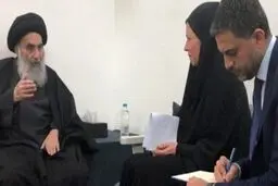 دیدار نماینده سازمان ملل با آیت‌الله سیستانی