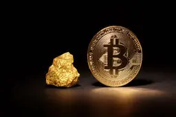 قیمت بیت کوین و طلا به سمت سقوط پیش رفت