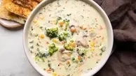 تو خونه سوپ شیر و قارچ رستورانی درست کن | طرز تهیه سوپ شیر و قارچ رستورانی +ویدیو