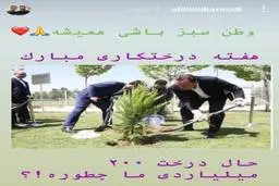 کنایه علی کریمی در روز درختکاری به قرارداد با ویلموتس| استوری جالب علی کریمی در روز درختکاری