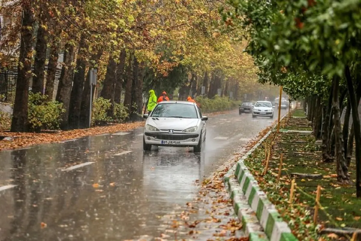 بارش برف و باران در تهران | کاهش قابل ملاحظه دما