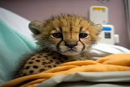 توضیحات دکتر پیروز توله یوز ایرانی از روند درمانش | شرایط بهتر شده اما پایدار نیست! + ویدئو