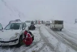 ترافیک سنگین در هراز| بازگشایی جاده چالوس تا ساعاتی دیگر 