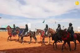 نخستین حضور زنان عربستانی در جشنواره شتر+ویدئو