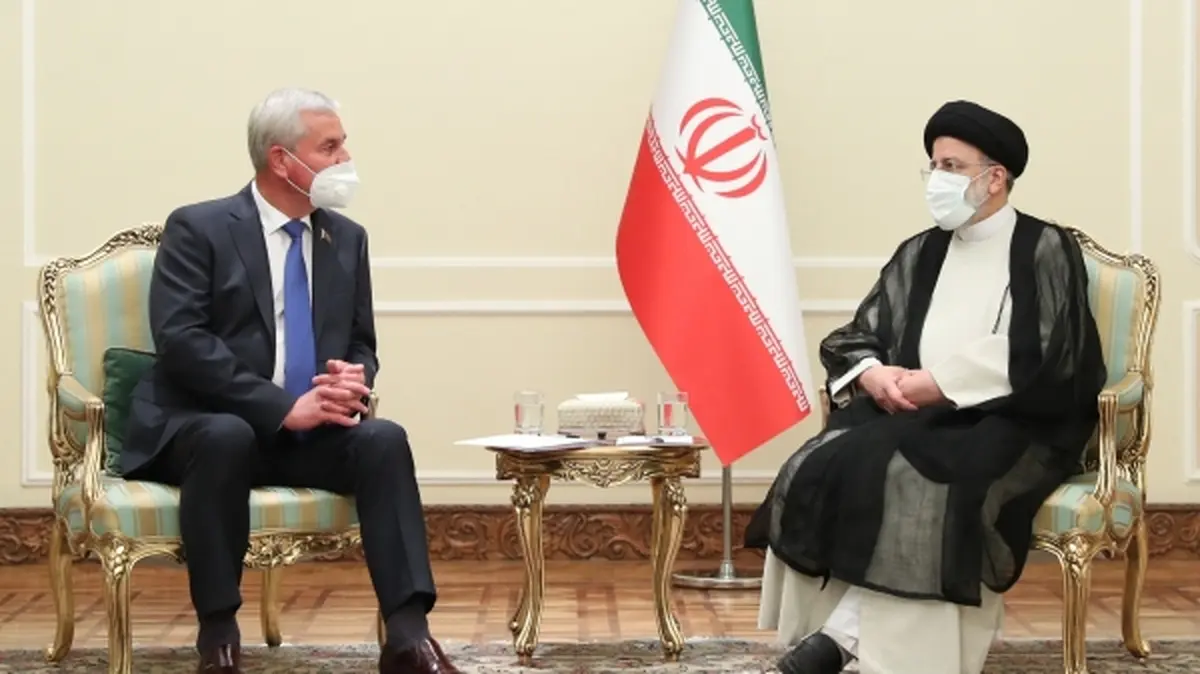 رئیسی در دیدار رئیس مجلس بلاروس: در روابط ایران و بلاروس باید تحول ایجاد شود
