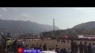 مازندران؛ ازدحام مردم در جشنواره اسب در اوج کرونا + ویدئو