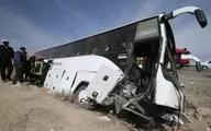 واژگونی اتوبوس در جاده سمنان به سرخه ۱۵ مصدوم برجا گذاشت