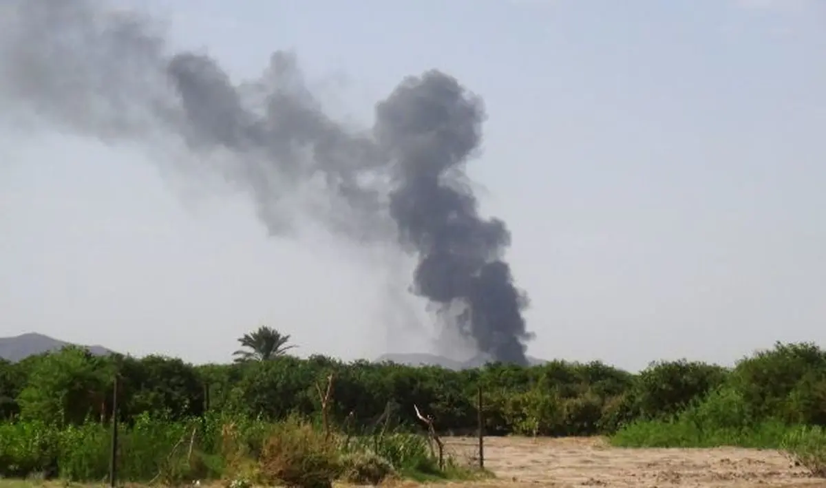 حمله موشکی به یک اردوگاه اماراتی در استان شبوه در شرق یمن 