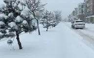 بارش برف و باران درتهران | هشدار سطح نارنجی هواشناسی برای برخی استان‌ها + ویدئو 