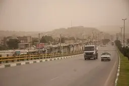 هجوم ریزگردها به کرمانشاه 