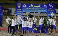 قهرمانی گلساپوش در لیگ برتر فوتبال ساحلی