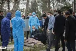 تدفین پیکر «فاطمه رهبر» در بهشت‌ زهرا(س)