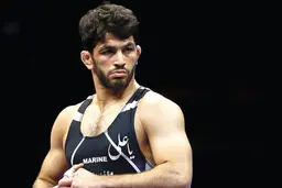 طوفان یزدانی مقابل حریف سوئیسی + تصاویر