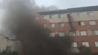 آتش سوزی مرگبار خانه مسکونی در مجیدیه تهران | مجتمعی به طور کامل در آتش سوخت+ویدئو 