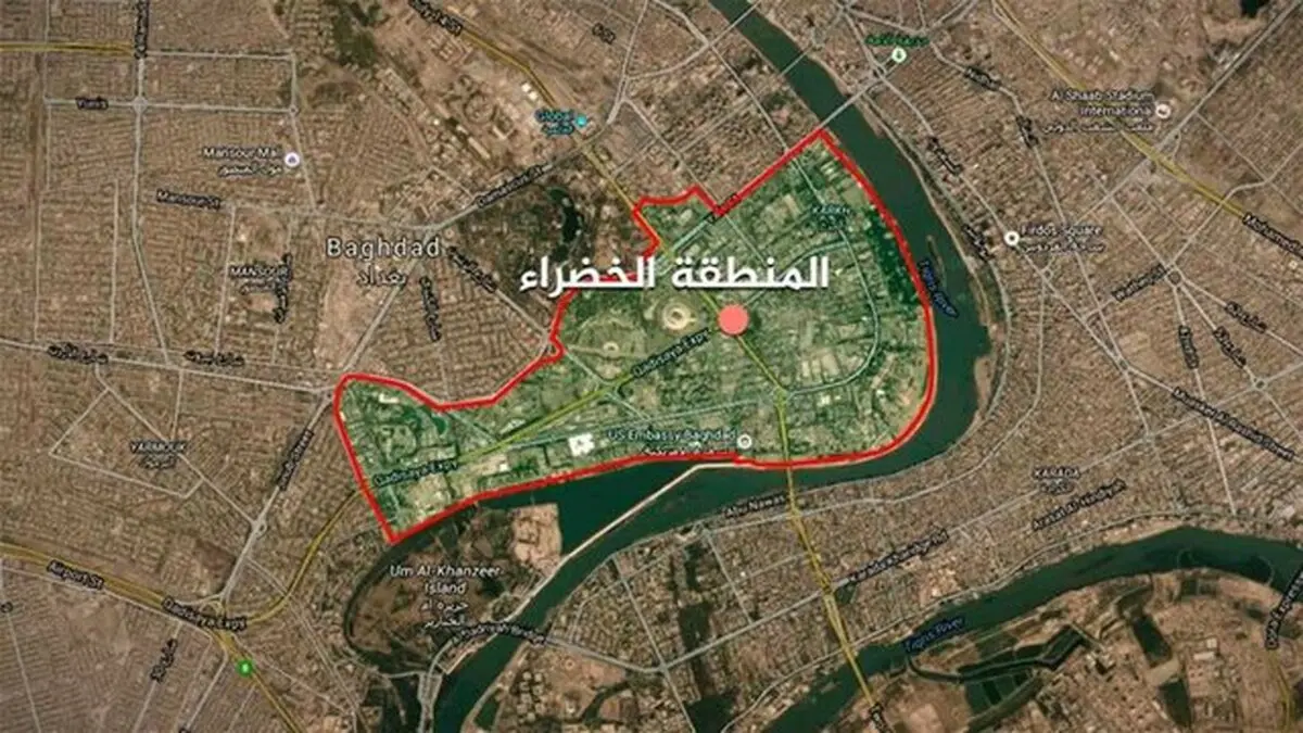  اصابت دو موشک کاتیوشا در مرکز بغداد 