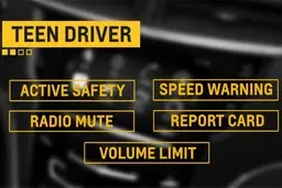 موسیقی با صدای بلند ممنوع! |  سیستم ایمنی اختصاصی جنرال موتورز آمریکا برای رانندگان نوجوان +عکس