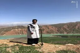بازیکن سابق استقلال در لباس بختیاری +تصویر