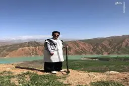 بازیکن سابق استقلال در لباس بختیاری +تصویر