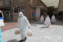 اعزام نیروهای جهادی برای موج سوم کرونا به بیمارستان‌ها 