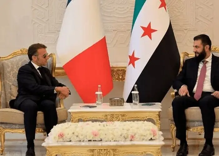 انفجار نزدیک هتل محل اقامت مکرون در دمشق