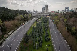 خیابان‌های خلوت تهران 