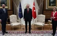
رئیس کمیسیون اروپا:  چون زن بودم در سفرم به ترکیه، برایم صندلی نگذاشتند