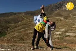  یوگا  |   تمرین یوگا زنان افغان  در ارتفاعات +عکس