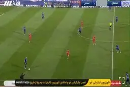 شنیده شدن صدای جیرجیرک در پخش زنده دیدار امشب+ویدئو