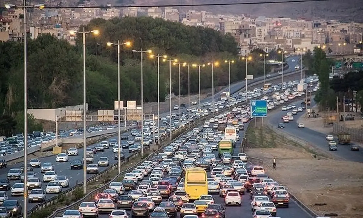 وضعیت جاده‌ها و راه‌ها، امروز ۱۵ فروردین ۱۴۰۰ | ترافیک سنگین در آزادراه قزوین - کرج
