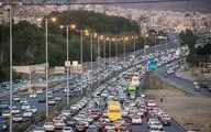 وضعیت جاده‌ها و راه‌ها، امروز ۱۵ فروردین ۱۴۰۰ | ترافیک سنگین در آزادراه قزوین - کرج