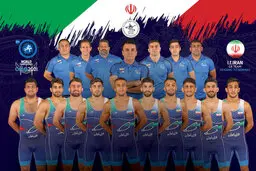نایب قهرمانی کشتی فرنگی ایران با چهار طلا و دو برنز 
