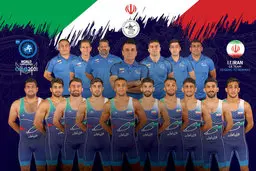 نایب قهرمانی کشتی فرنگی ایران با چهار طلا و دو برنز 