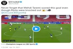 واکنش بلیچر ریپورت به گل قیچی برگردان طارمی