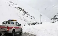 برف شدید جاده هراز و فیروزکوه | تردد بدون تجیهزات ممنوع شد