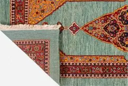 برجسته‌کاری حجمی فرش بیجار | هنر اصیل ایرانی در تار و پود فرش